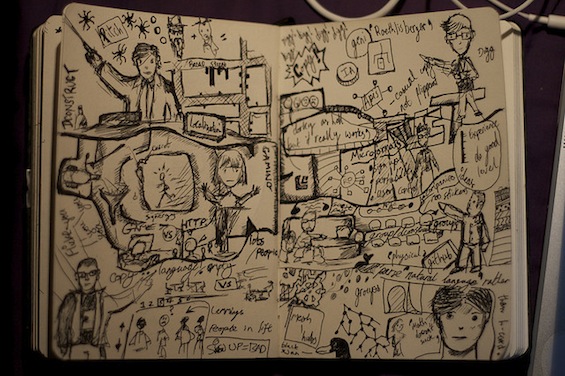 Doodle Pages Notebook tweetspeakpoetry.com