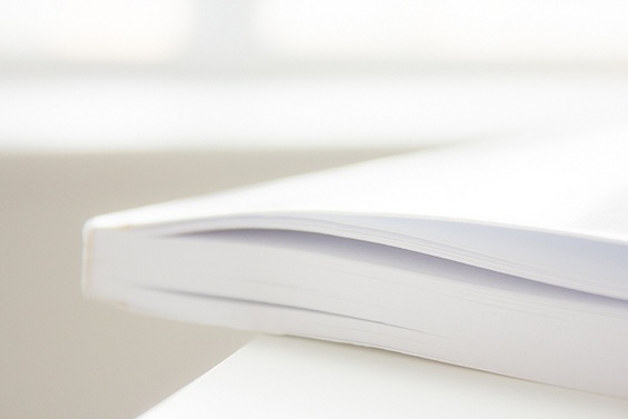 book white by Claire Burge