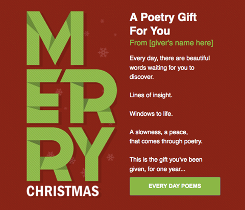 gift for a poetry lover (or someone who could use to love poetry ...