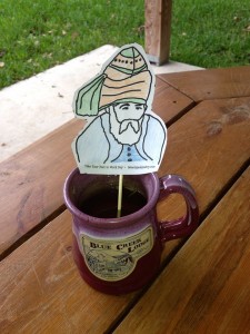 take you poet to work rumi with tea