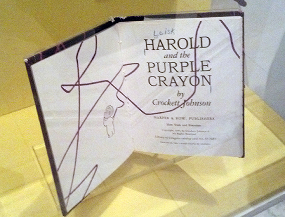 new york public library harold purple crayon