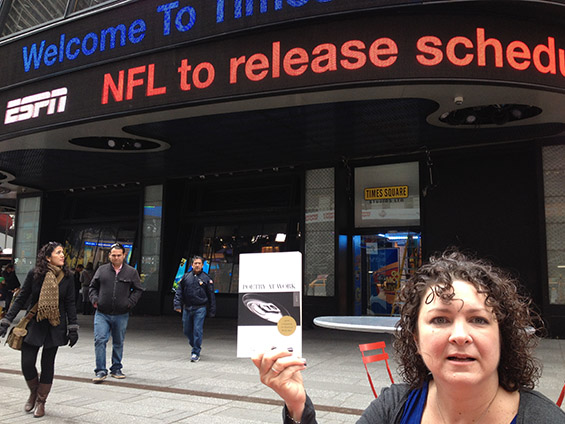 poetry at work sighting in front of good morning america