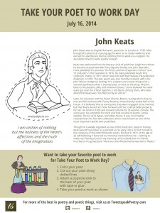 John Keats Take Your Poet to Work