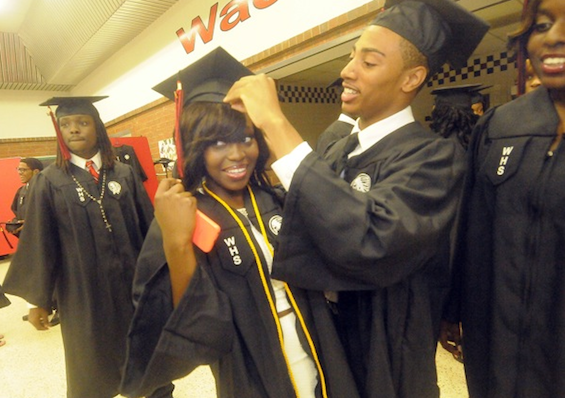 Waccamaw Graduates with Caps