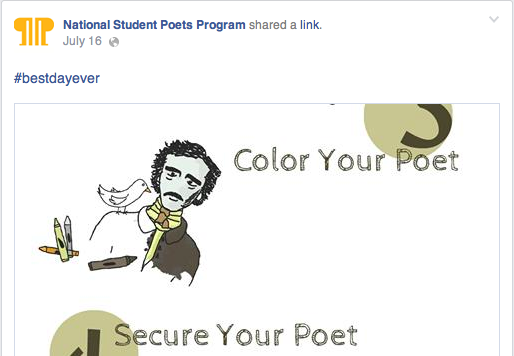National Student Poets on Facebook