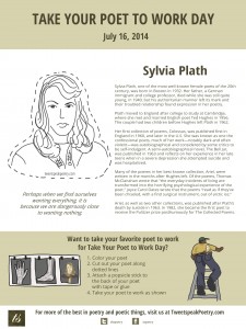 Sylvia Plath Take Your Poet to Work Day Printable