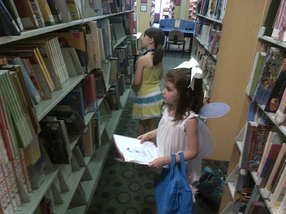 children's poem hunt in the library