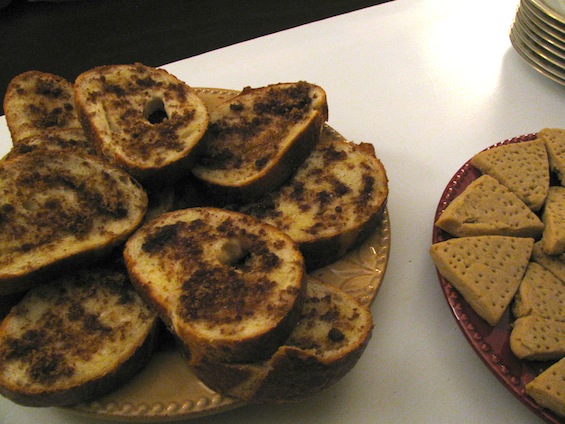 Cinnamon Toast and Shortbread