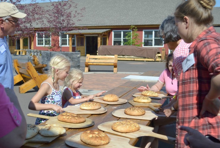 North House Folk School bread and students