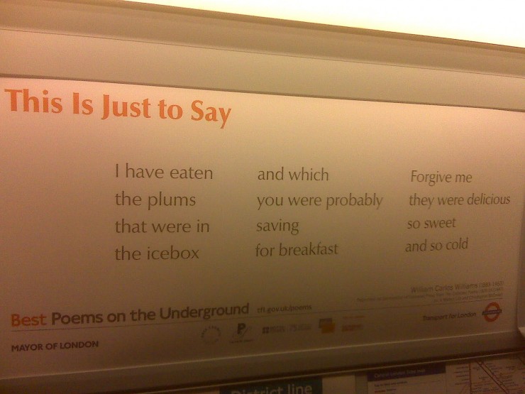 TSP underground william carlos williams