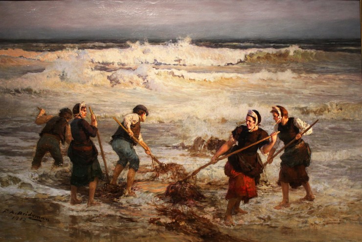 Painting of Seaweed Gathering