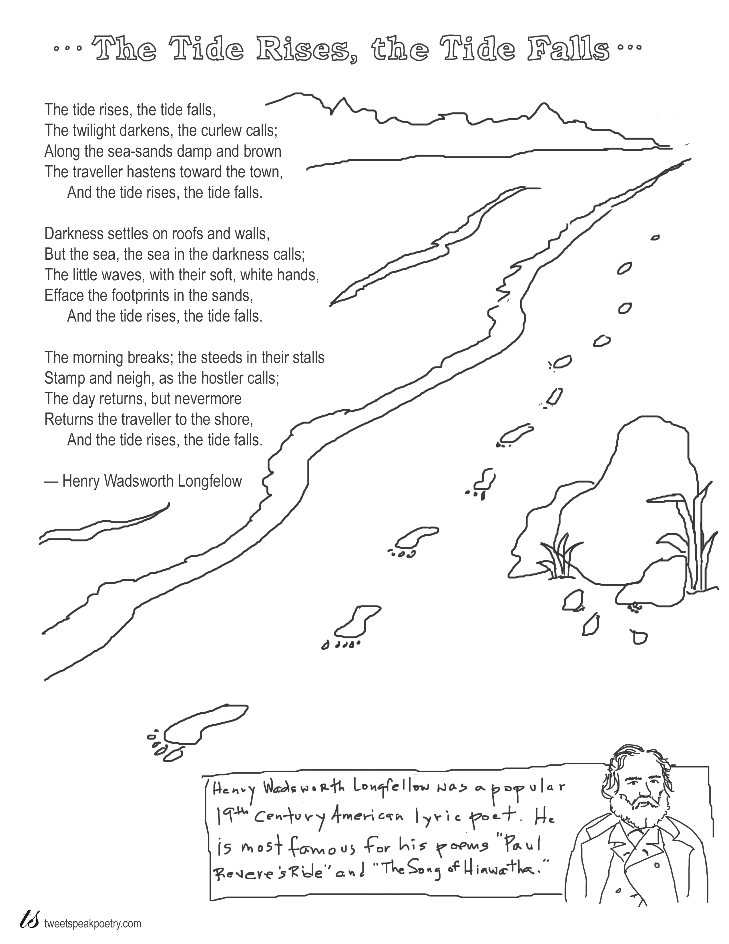 coloring-page-poems-the-tide-rises-the-tide-falls-by-longfellow