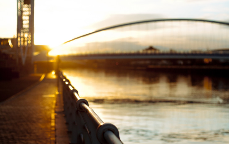 bridge at sunrise - Why read a poem at a time like this?