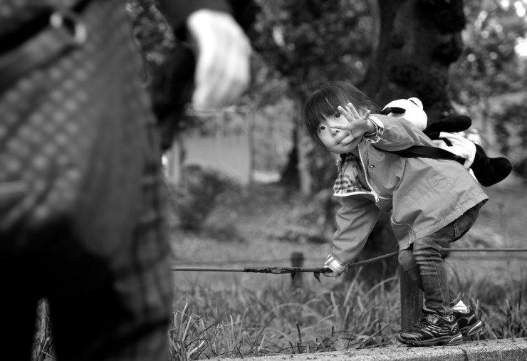 How Curiosity Works child climbing fence