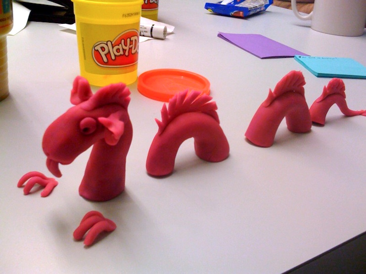 Play Doh Creative Nonfiction Activity