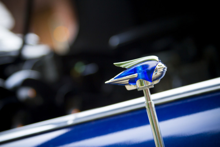 Storm in a Teacup Book Club blue hood ornament