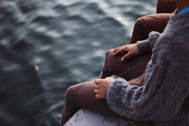 Boy near water Great Expectations