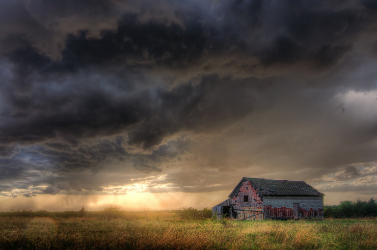 Storm on farm Philip Britts Water at the Roots