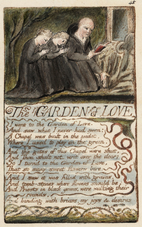 Songs of Innocence The Garden of Love William Blake Illustration