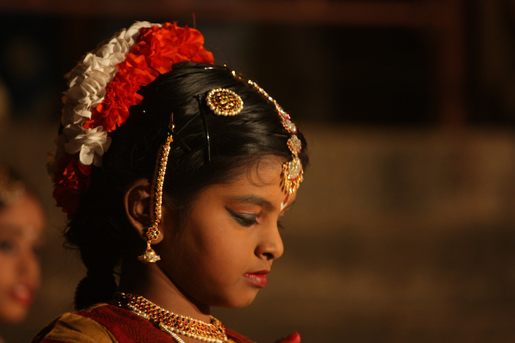 Bharath Natyam Indian Classical dance little girl