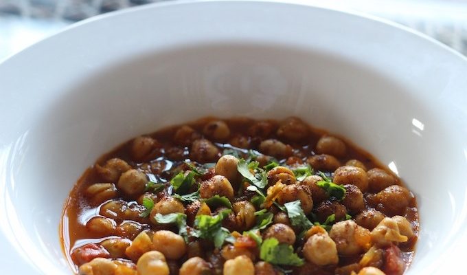 Curried chickpeas