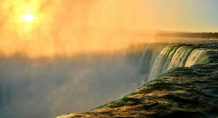 Sunrise at Horseshoe Falls James Matthew Wilson