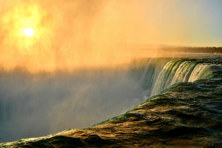 Sunrise at Horseshoe Falls James Matthew Wilson