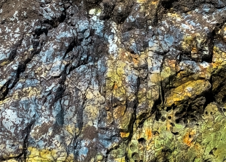 Colorful Rocks on the Beach