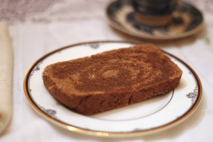 Coffee Shop Bread With Olive Oil