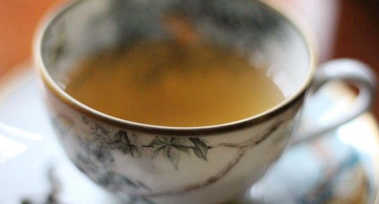 Pine Needle Tea in Wednesday Cup