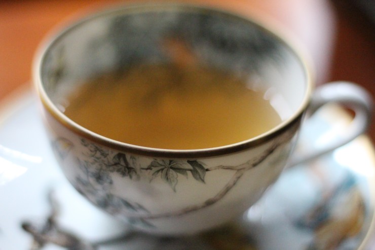 Pine Needle Tea in Wednesday Cup