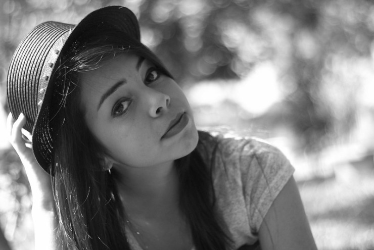 Resilient book club girl with hat