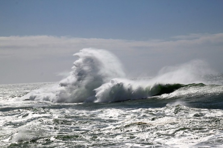 Storm at sea