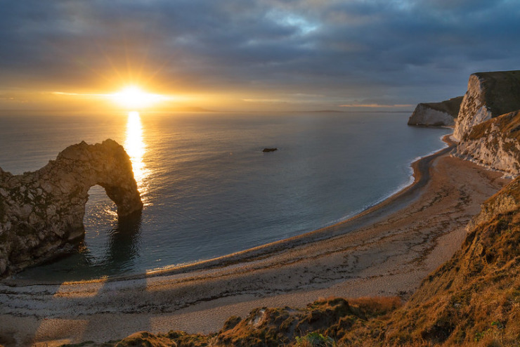 Sunrise at the sea