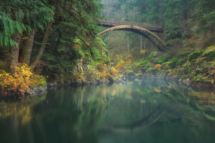 Washington State Moulton Falls Regional Park Lewis River