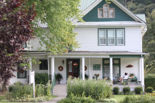 Old Victorian Inn front porch