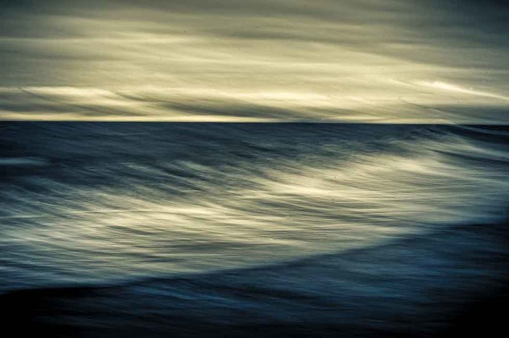 moonlight on waves