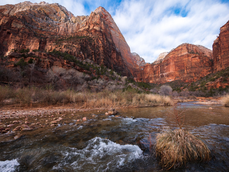 Zion National Park Utah red-cliffs