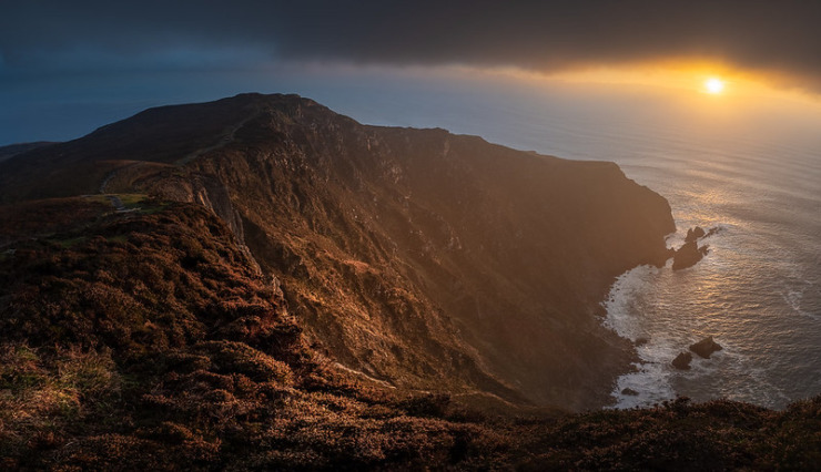 Sunset Donegal Ireland Matthews Celtic verse