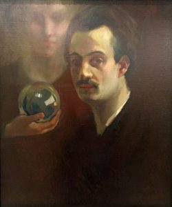 khalil gibran self portrait and muse