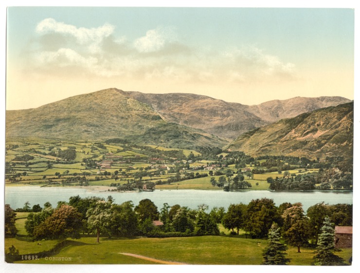 photograph of lake district in england 