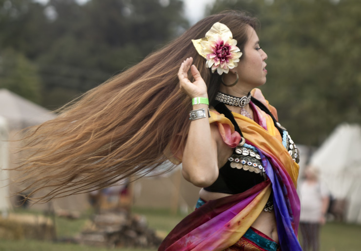 woman dancer Harvest Faire