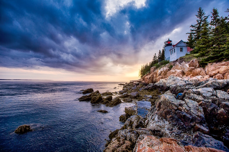 Bass Harbor Maine Coastline