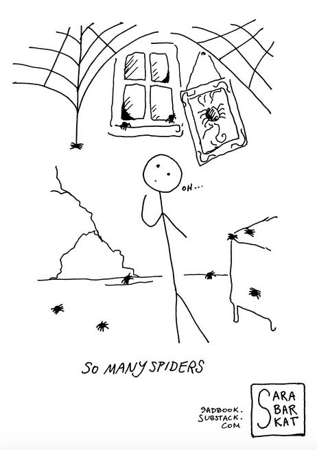 so many spiders