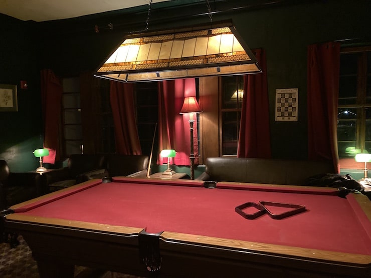 Colony Hotel Billiards Room Woodstock NY