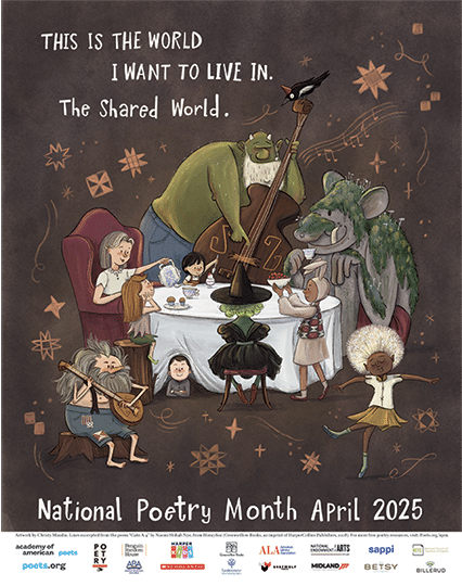 2025 national poetry month poster